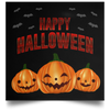 Happy Halloween Satin Square Poster - DNA Trends