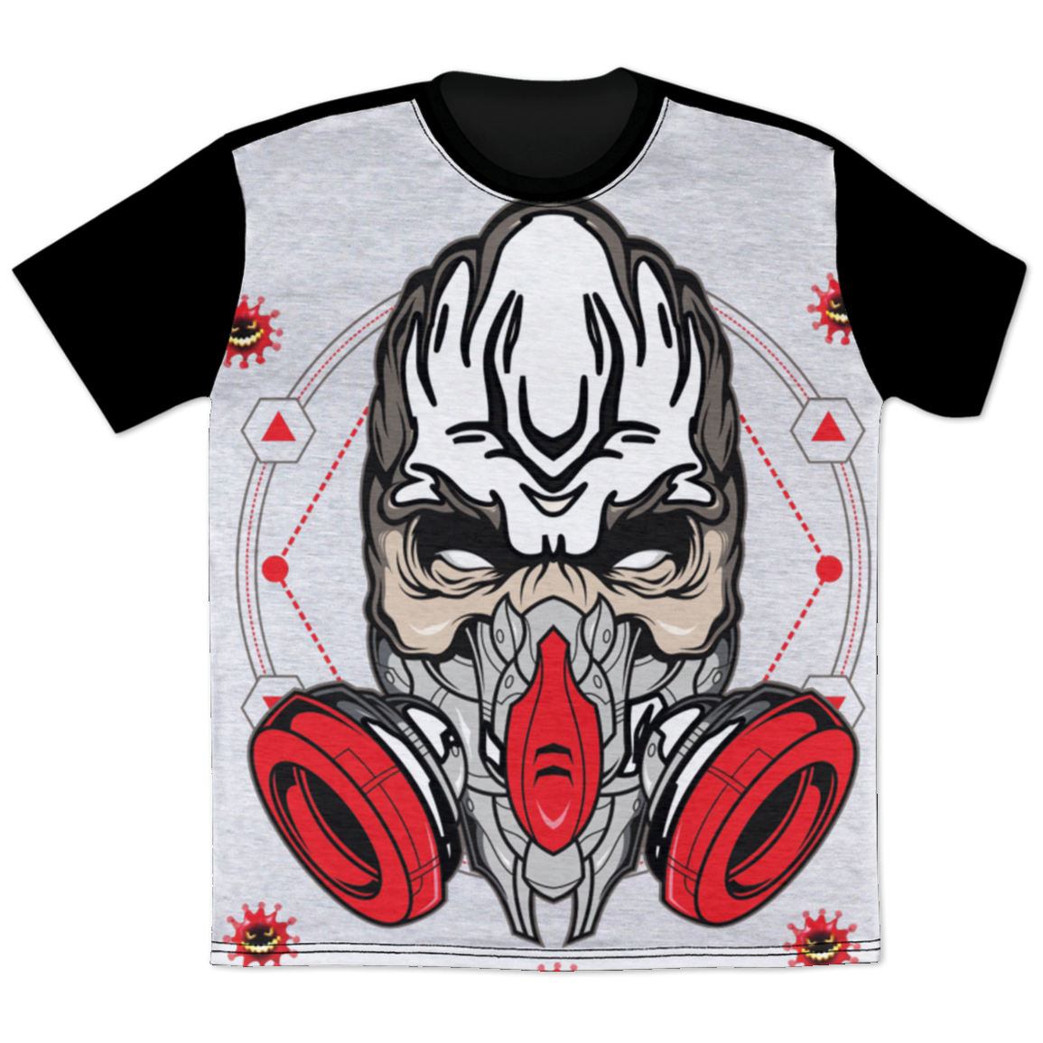 Masked Zombie Halloween Costume , All Over Print T-Shirt - DNA Trends