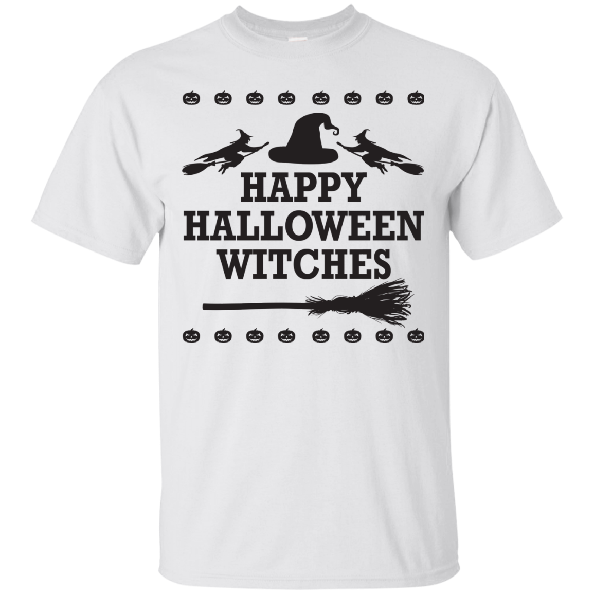 Happy Halloween Witches T-Shirt Halloween Cool Tees (Boys) - DNA Trends