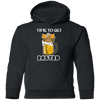 Time To Get Basted Thanksgiving Youth Pullover Hoodie - DNA Trends