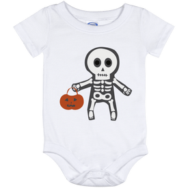 Spooky Skeleton Halloween Costume Baby Bodysuit - DNA Trends