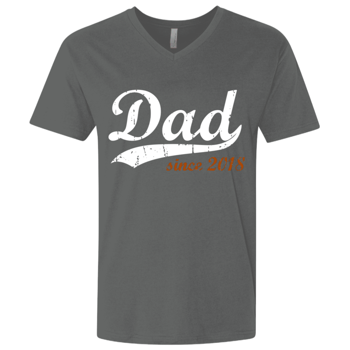 Dad Since 2018 Premium Fitted T-Shirt - DNA Trends