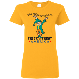 Trumpelstiltskin Trick Or Treat America T-Shirt Halloween Clothing (Women) - DNA Trends