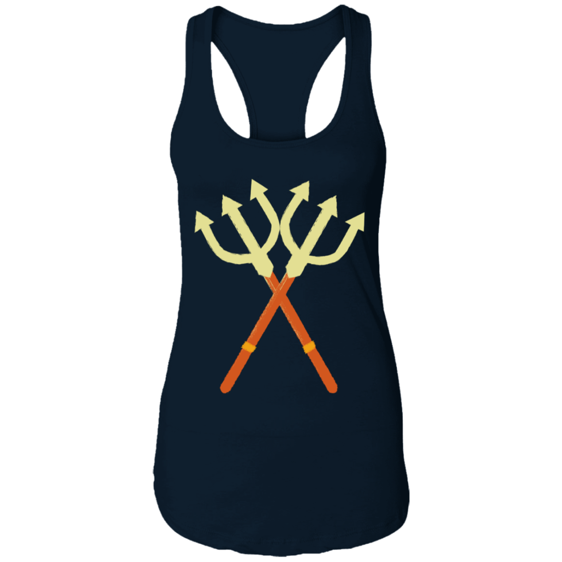Double Trident Halloween Costume Ladies Tank - DNA Trends