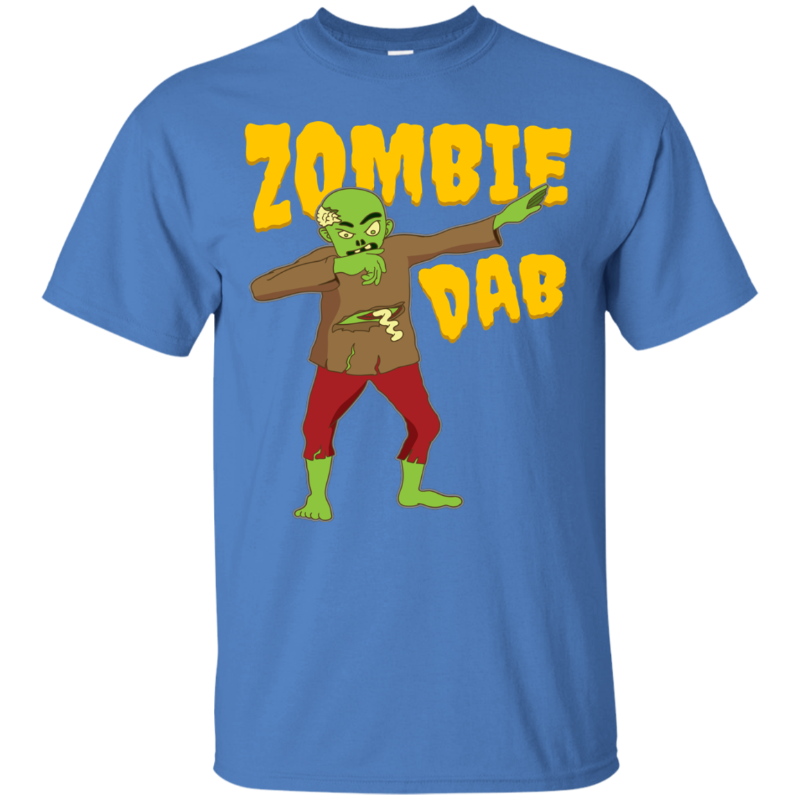 Trendy Zombie Dab T-Shirt Halloween Tee (Men) - DNA Trends