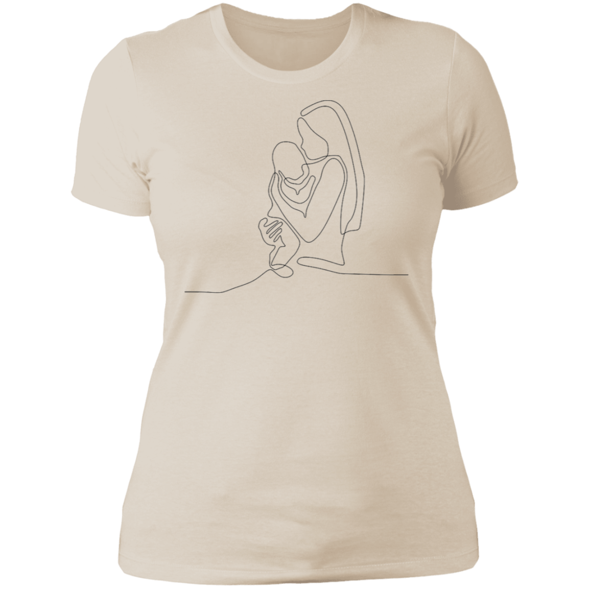 Line Art Mother's Day Ladies' T-Shirt - DNA Trends