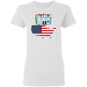 Essential Workers Labor Day Ladies'  T-Shirt - DNA Trends