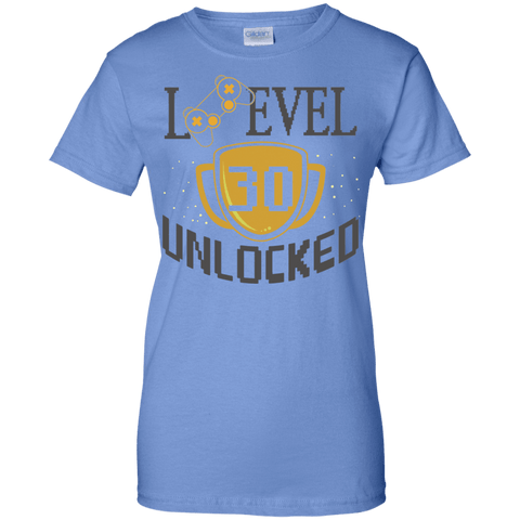 Image of Level 30 Unlocked Ladies' 100% Cotton T-Shirt - DNA Trends