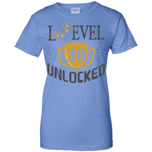 Level 30 Unlocked Ladies' 100% Cotton T-Shirt - DNA Trends
