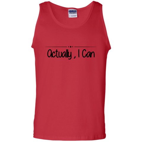 Image of Actually, I Can Tank Top - Motivational Tank - DNA Trends