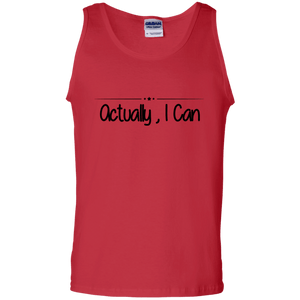 Actually, I Can Tank Top - Motivational Tank - DNA Trends