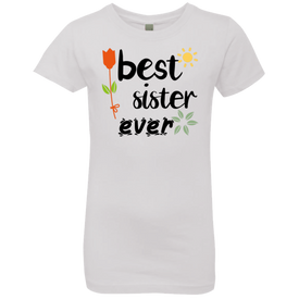 Best Sister Ever Girls' Princess T-Shirt - Sisters Day Tshirt - DNA Trends