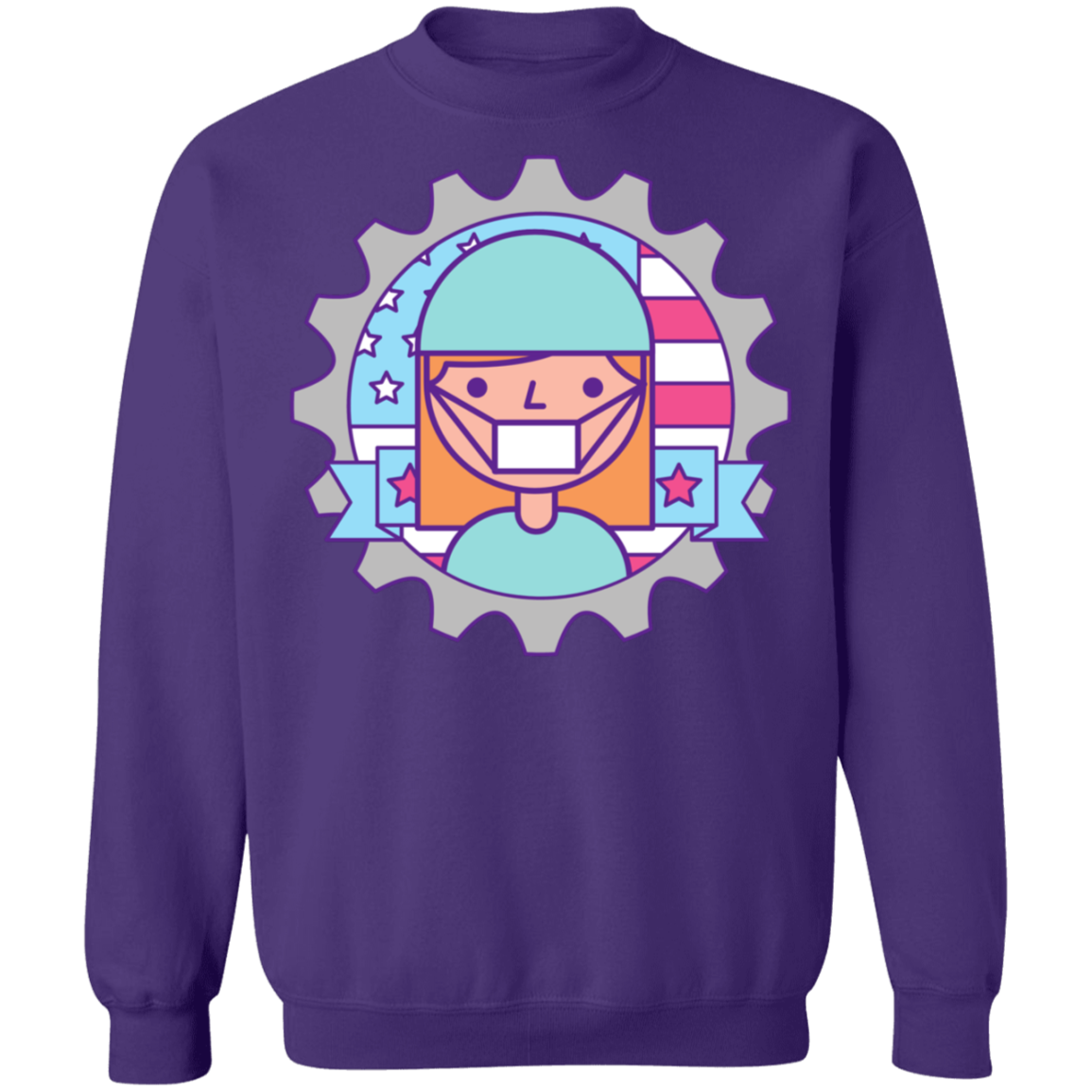 Essential Worker Labor Day Crewneck Pullover Sweatshirt - DNA Trends