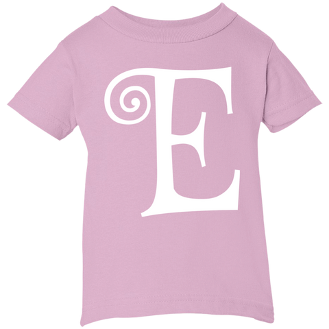 Image of Chipettes "E" Elenore Letter Print T-Shirts  (Infants) - DNA Trends