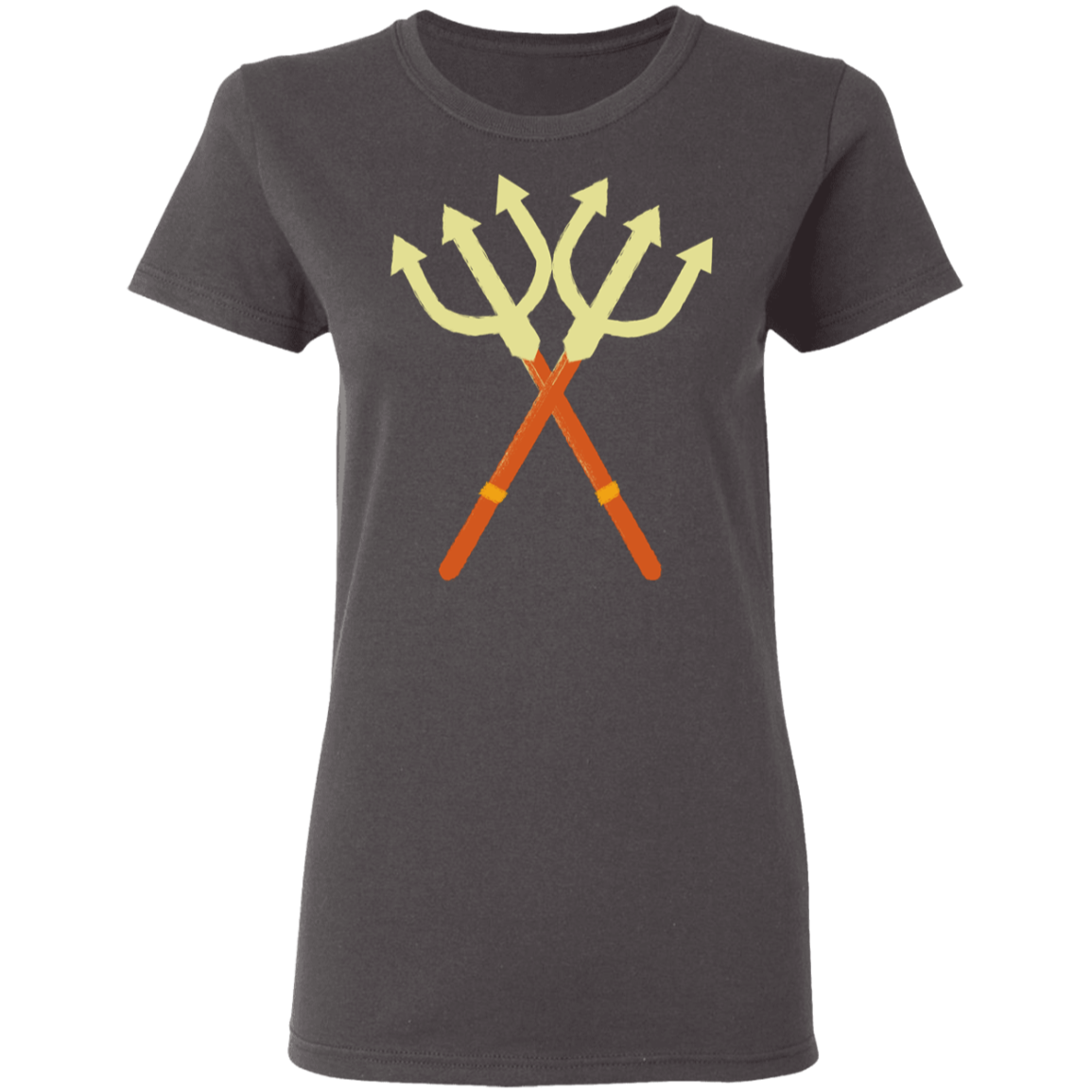 Double Trident Halloween Costume  Ladies'  T-Shirt - DNA Trends