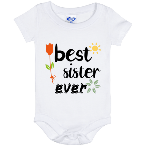 Best Sister Ever Baby Onesie - DNA Trends