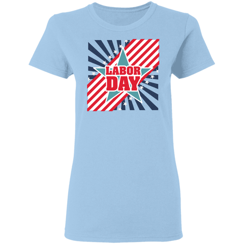 Image of Labor Day Ladies' T-Shirt - DNA Trends