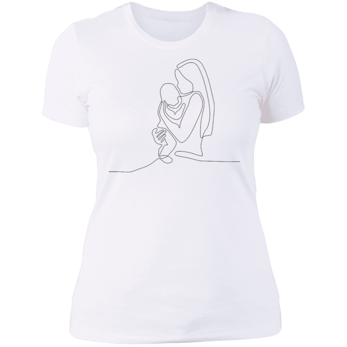 Line Art Mother's Day Ladies' T-Shirt - DNA Trends