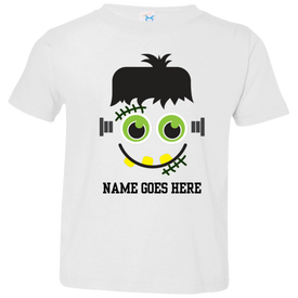 Personalised Frankenstein  Halloween Costume T-Shirt(Toddler) - DNA Trends