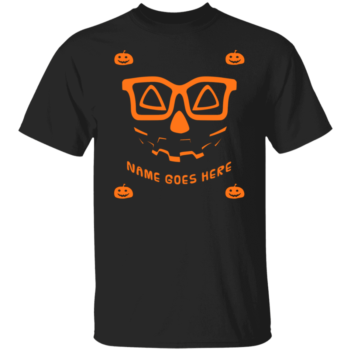 Creepy Nerd Pumpkin Halloween Costume T-Shirt (Kids) - DNA Trends
