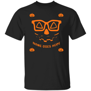 Creepy Nerd Pumpkin Halloween Costume T-Shirt (Kids) - DNA Trends