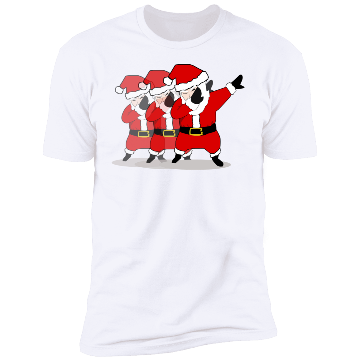 Cool Awesome Dabbing Santa Premium  T-Shirt - DNA Trends