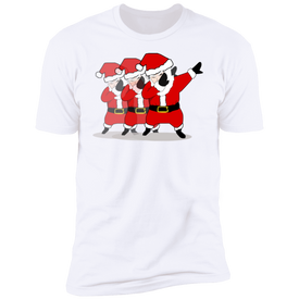 Cool Awesome Dabbing Santa Premium  T-Shirt - DNA Trends