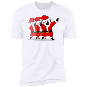 Cool Awesome Dabbing Santa Premium  T-Shirt - DNA Trends
