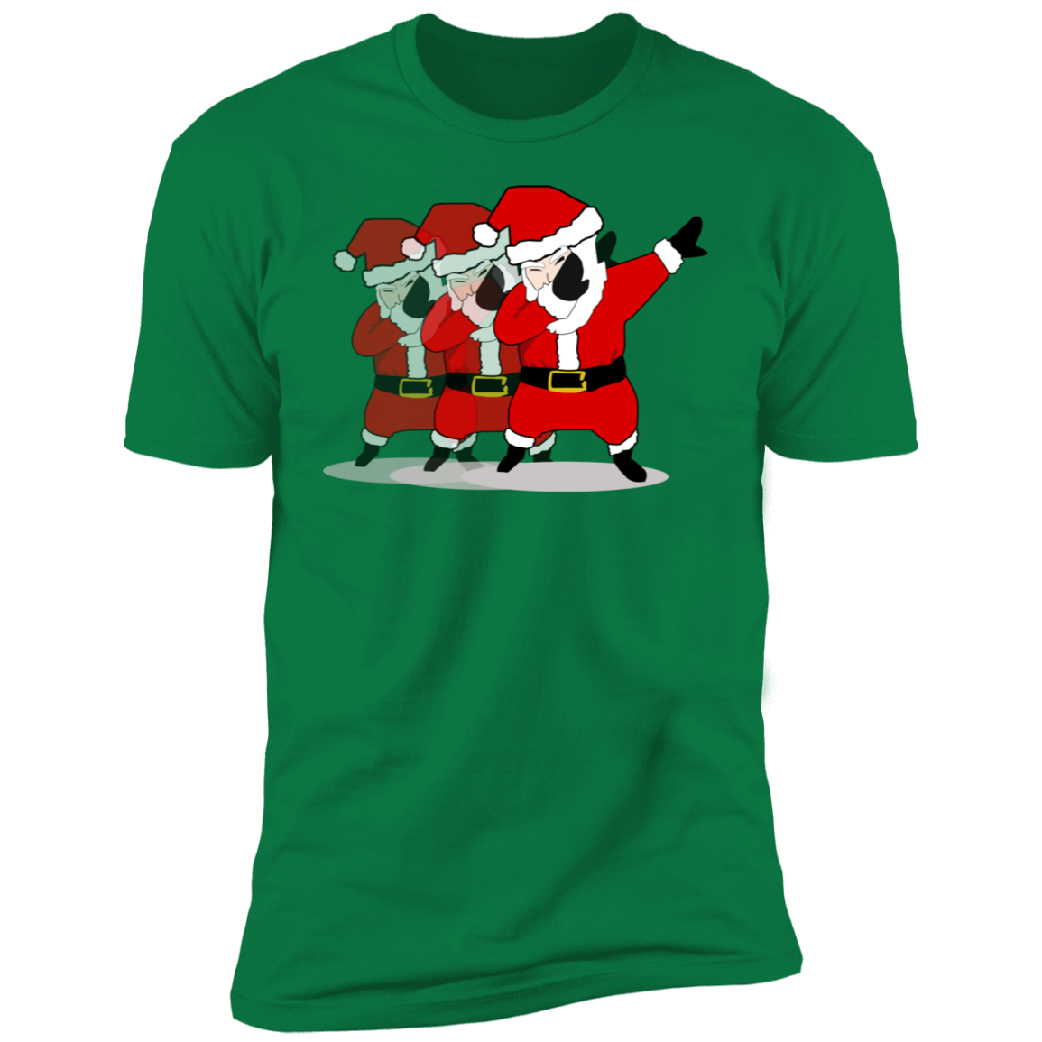Cool Awesome Dabbing Santa Premium  T-Shirt - DNA Trends