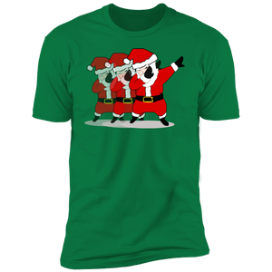 Cool Awesome Dabbing Santa Premium  T-Shirt - DNA Trends