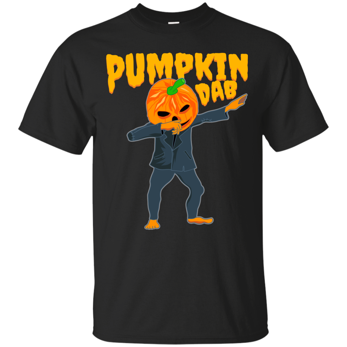 Trendy Pumpkinhead Dab T-Shirt Halloween Apparel (Men) - DNA Trends