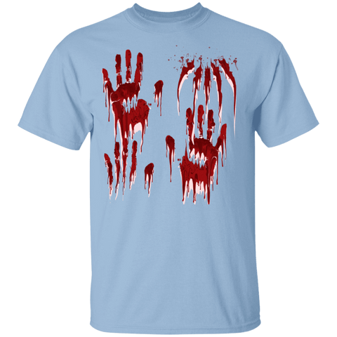 Image of Blood Handprint Halloween Costume Youth  T-Shirt - DNA Trends
