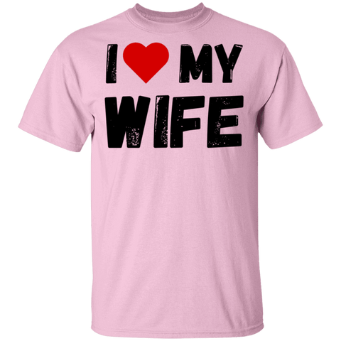 Image of I Love My Wife Men's Wife Appreciation Day T-Shirt - DNA Trends
