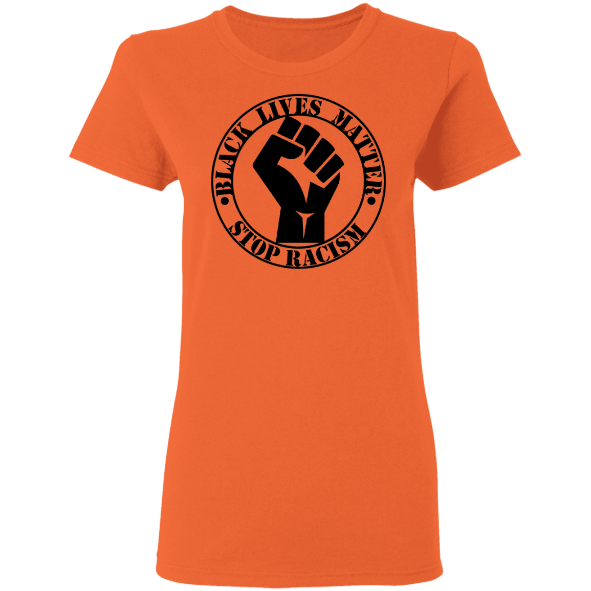 BLM NO TO RACISM Ladies'  T-Shirt - DNA Trends