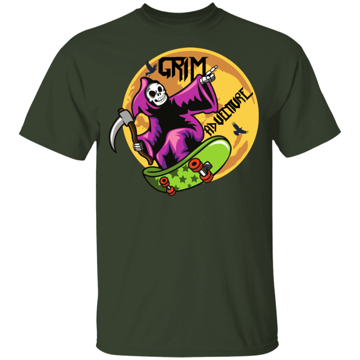 Grim Adventure Halloween Costume Youth  Unisex T-Shirt - DNA Trends