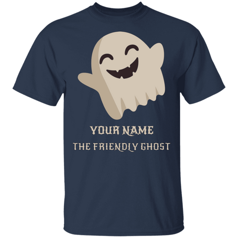 Image of Personalised Friendly Ghost Halloween Costume T-Shirt(Boys) - DNA Trends