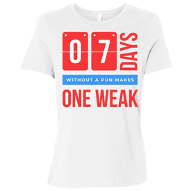 Funny Pun  Ladies' Relaxed T-Shirt - DNA Trends