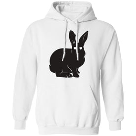 Silhouette Cute Easter Bunny  Pullover Hoodie: Cute Easter Bunny, Cute Silhouette, Happy Easter, Family Easter