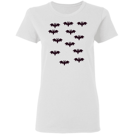 Bats Halloween Costume Ladies'  T-Shirt - DNA Trends
