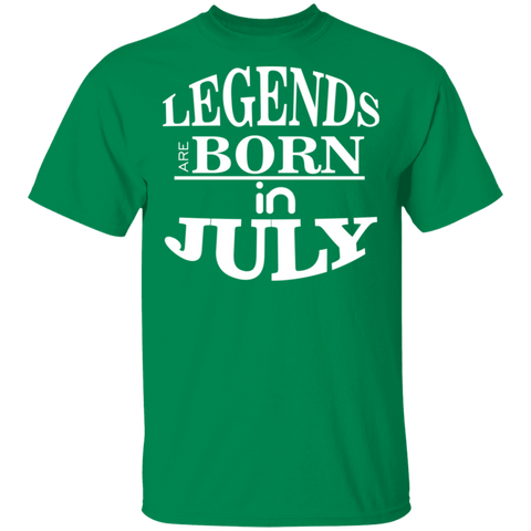 Image of Legends are Born in July T-Shirt - DNA Trends