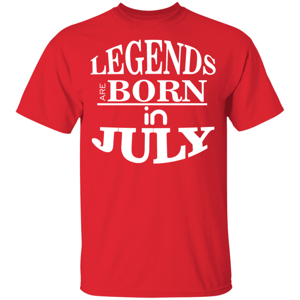 Legends are Born in July Youth T-Shirt - DNA Trends