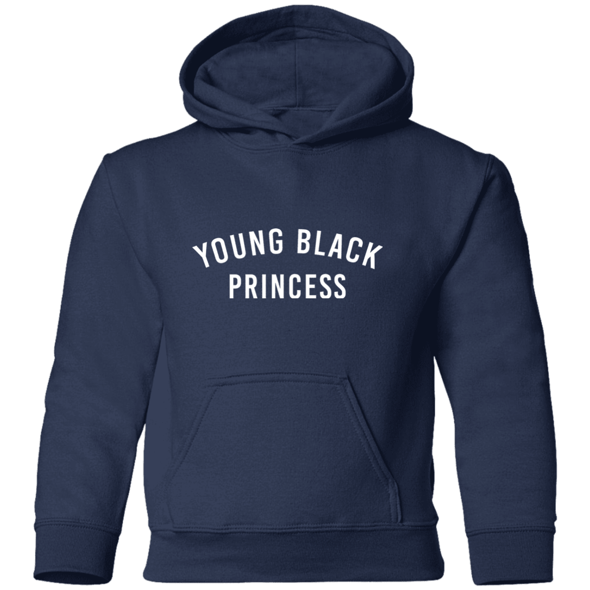 Young Black Princess 2 Cargo Toddler Pullover Hoodie - DNA Trends