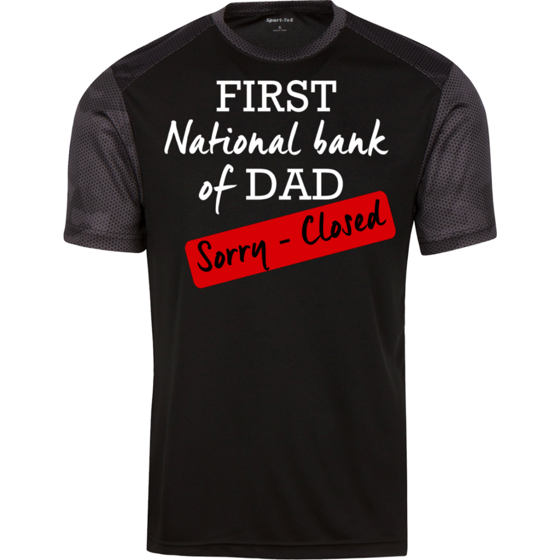 National Bank of Dad CamoHex  T-Shirt - DNA Trends
