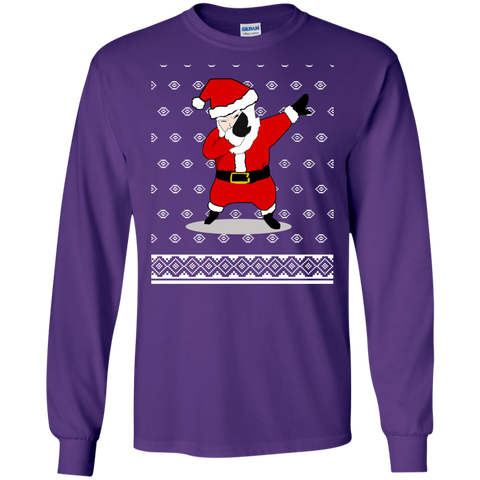 Image of Funny Dabbing Santa Christmas T-Shirt Multi Color 100% Cotton for This Christmas – Limited Edition! by Gildan - DNA Trends
