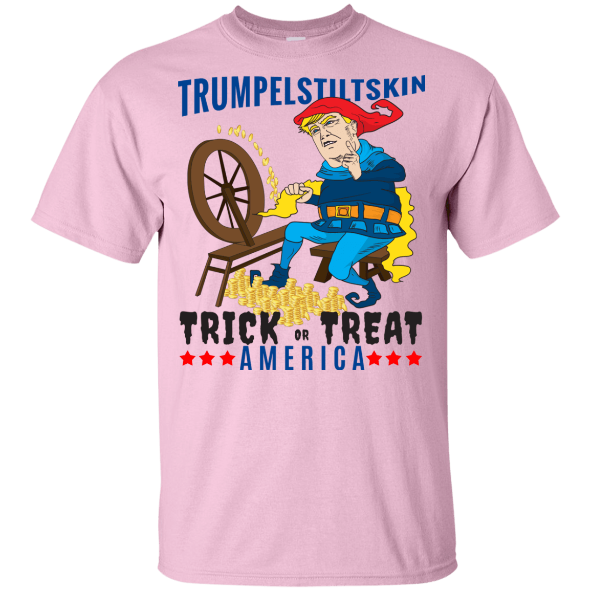 Trumpelstiltskin Trick Or Treat America T-Shirt Halloween Tee (Boys) - DNA Trends