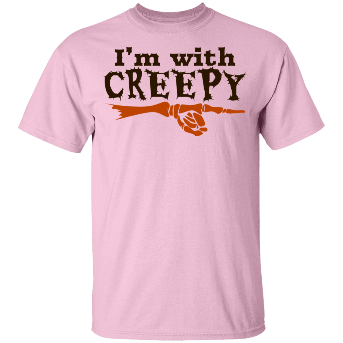 I'm With Creepy Halloween T-Shirt(Boys) - DNA Trends