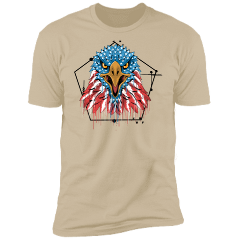 Image of Premium  4th of July - Patriotic Eagle Short Sleeve T-Shirt - DNA Trends