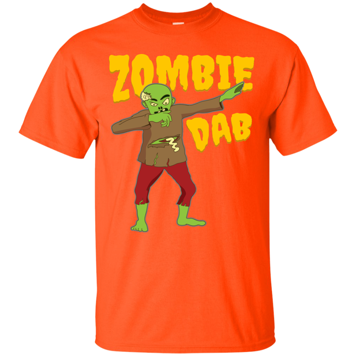 Trendy Zombie Dab T-Shirt Halloween Tee (Men) - DNA Trends