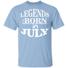 Legends are Born in July Youth T-Shirt - DNA Trends