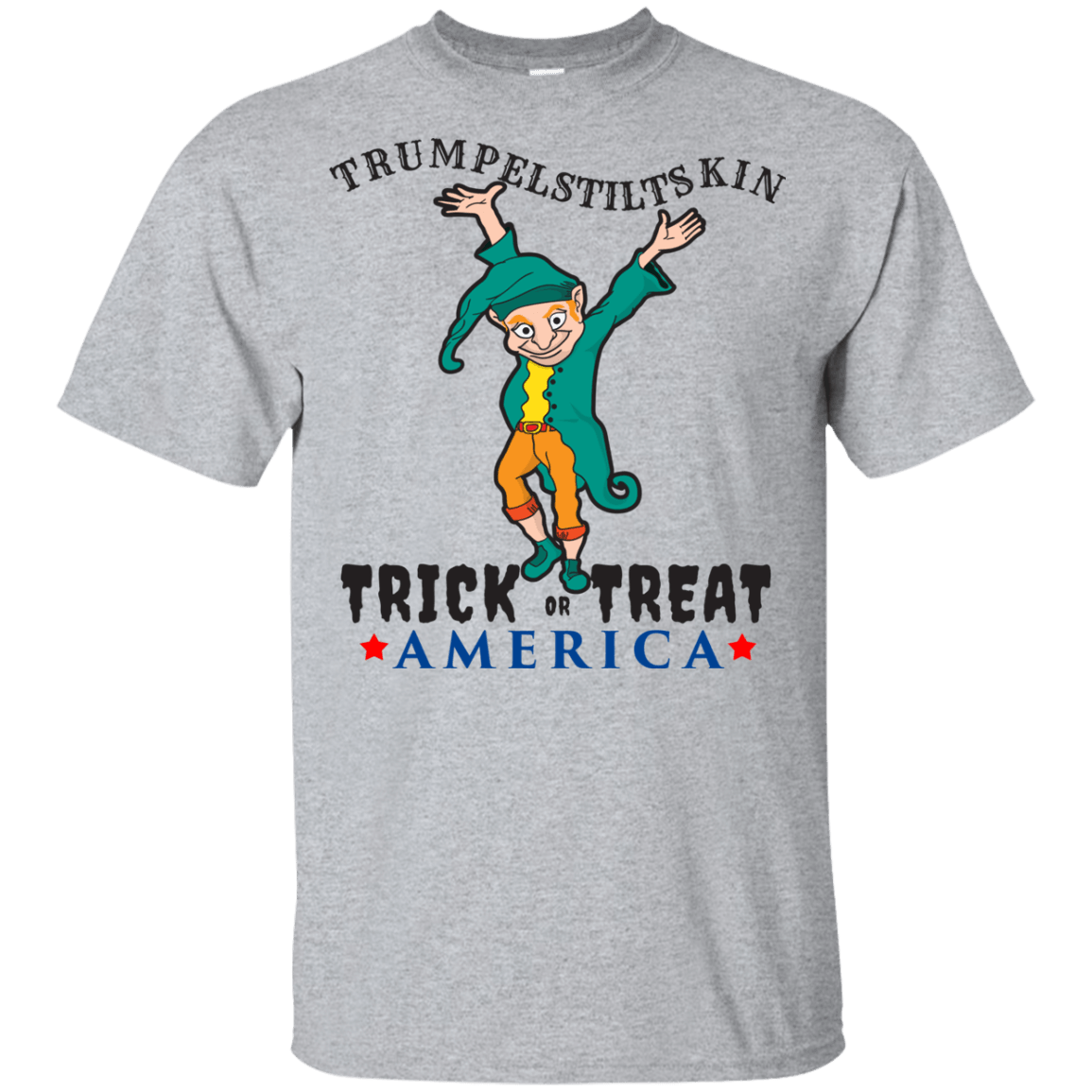 Trumpelstiltskin Trick Or Treat America T-Shirt Halloween Tee (Boys) - DNA Trends